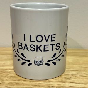 *rare* I LOVE BASKETS mug Made In USA